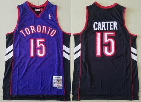 Toronto Raptors #15 Vince Carter Purple Black 1999 Hollywood Classic Swingman Jersey