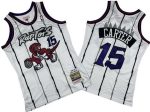 Toronto Raptors #15 Vince Carter White 1998 Throwback Swingman Jersey