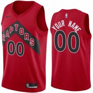 Toronto Raptors Custom Red 2021 Icon Hot Press Jersey