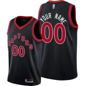 Toronto Raptors Customized Black Statement Stitched Swingman Jersey