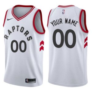 Toronto Raptors Customized White Icon Swingman Nike Jersey