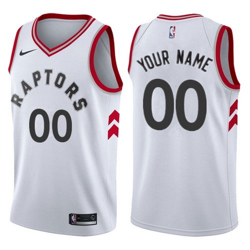 Toronto Raptors Customized White Icon Swingman Nike Jersey