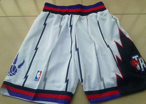 Toronto Raptors White Swingman Shorts