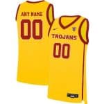 USC Trojans Customized Yellow 2019 College Basketball Jersey