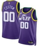 Utah Jazz Custom Purple 2023 Classic Icon Heat Press Jersey