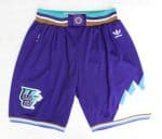 Utah Jazz Purple Throwback Swingman Shorts