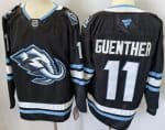 Utah Mammoth #11 Dylan Guenther Black Authentic Jersey