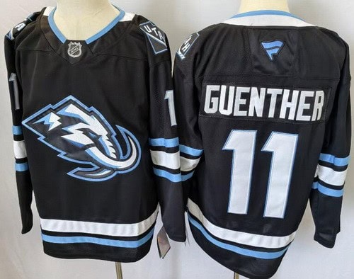 Utah Mammoth #11 Dylan Guenther Black Authentic Jersey