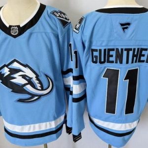 Utah Mammoth #11 Dylan Guenther Blue Authentic Jersey