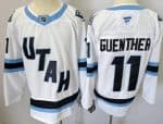 Utah Mammoth #11 Dylan Guenther White Authentic Jersey