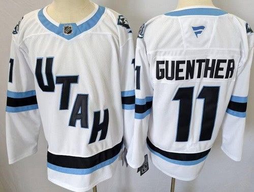 Utah Mammoth #11 Dylan Guenther White Authentic Jersey