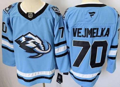 Utah Mammoth #70 Karel Vejmelka Blue Authentic Jersey