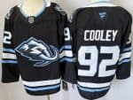 Utah Mammoth #92 Logan Cooley Black Authentic Jersey