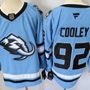 Utah Mammoth #92 Logan Cooley Blue Authentic Jersey