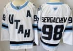 Utah Mammoth #98 Mikhail Sergachev White Authentic Jersey