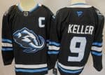 Utah Mammoth #9 Clayton Keller Black Authentic Jersey