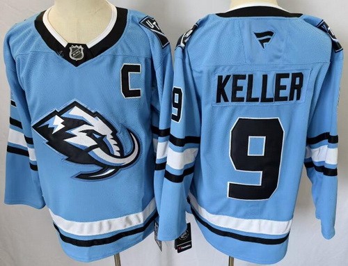 Utah Mammoth #9 Clayton Keller Blue Authentic Jersey