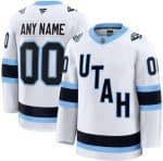 Utah Mammoth Customized White Fanatics Authentic Jersey