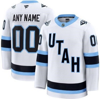 Utah Mammoth Customized White Fanatics Authentic Jersey