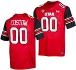 Utah Utes Customized Red College Football Jersey
