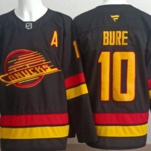 Vancouver Canucks #10 Pavel Bure Black Alternate Authentic Jersey