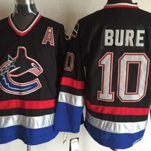 Vancouver Canucks #10 Pavel Bure Black Retro Jersey