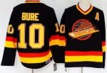 Vancouver Canucks #10 Pavel Bure Black Throwback Jersey