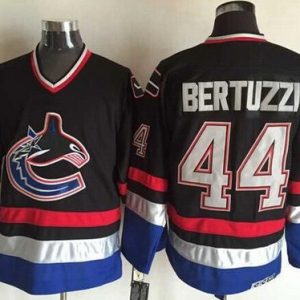 Vancouver Canucks #44 Todd Bertuzzi Black Retro Jersey
