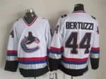 Vancouver Canucks #44 Todd Bertuzzi White Throwback Jersey