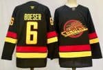 Vancouver Canucks #6 Brock Boeser Black Alternate Authentic Jersey