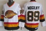 Vancouver Canucks #89 Alexander Mogilny White Throwback Jersey
