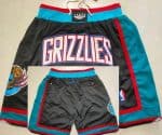 Vancouver Grizzlies Black Classic Just Don Shorts