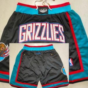 Vancouver Grizzlies Black Classic Just Don Shorts