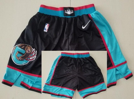 Vancouver Grizzlies Black Classic Swingman Shorts