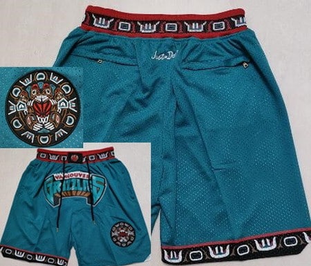 Vancouver Grizzlies Green 2022 Just Don Shorts