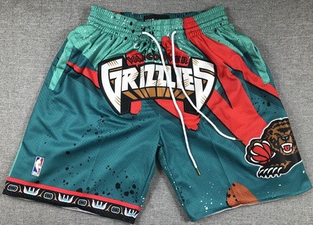 Vancouver Grizzlies Green 2023 Just Don Shorts