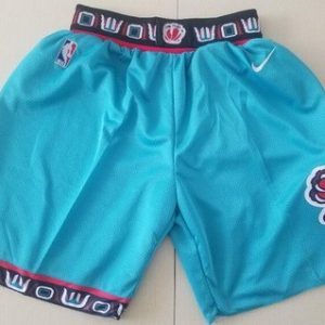 Vancouver Grizzlies Green Hollywood Classic Swingman Shorts