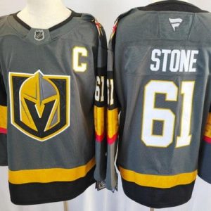Vegas Golden Knights #61 Mark Stone Gray Authentic Jersey
