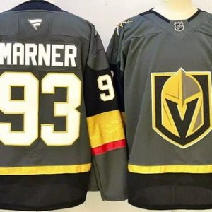 Vegas Golden Knights #93 Mitch Marner Gray Authentic Jersey