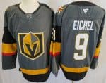 Vegas Golden Knights #9 Jack Eichel Gray Authentic Jersey