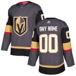 Vegas Golden Knights Customized Gray Authentic Jersey