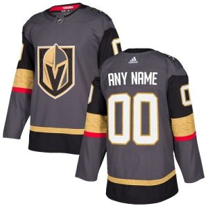 Vegas Golden Knights Customized Gray Authentic Jersey