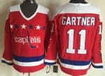 Washington Capitals #11 Mike Gartner Red Winter Classic Throwback Jersey