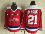 Washington Capitals #21 Dennis Maruk Red Winter Classic Throwback Jersey