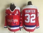 Washington Capitals #32 Dale Hunter Red Winter Classic Throwback Jersey