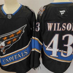 Washington Capitals #43 Tom Wilson Black Authentic Jersey