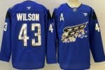Washington Capitals #43 Tom Wilson Blue 50th Authentic Jersey