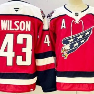 Washington Capitals #43 Tom Wilson Red Alternate Authentic Jersey