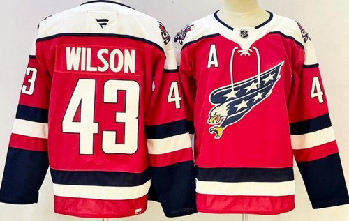 Washington Capitals #43 Tom Wilson Red Alternate Authentic Jersey