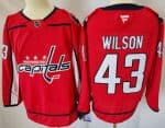 Washington Capitals #43 Tom Wilson Red Authentic Jersey